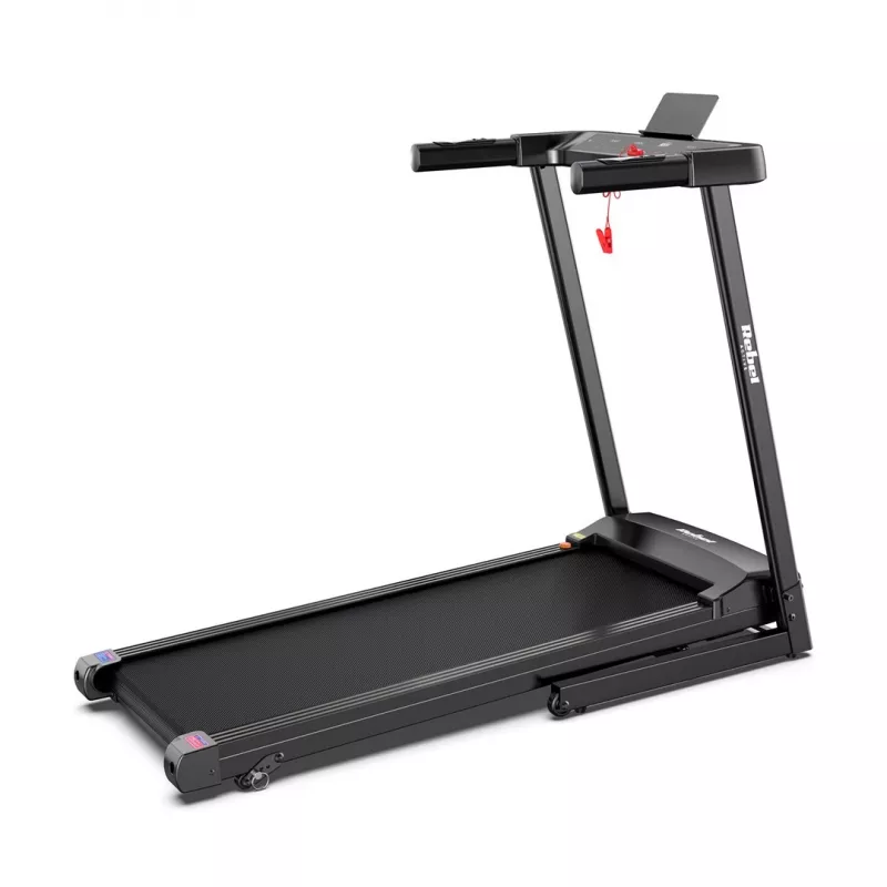 Faltbares elektrisches Laufband Rebel RBA-1018 – kompaktes Heimlaufband, 12 km/h, 15 Programme, max. Benutzergewicht 120 kg, LCD-Anzeige