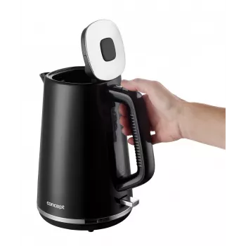 Elektrischer Kunststoff-Wasserkocher RK2375 1,7 l schwarz