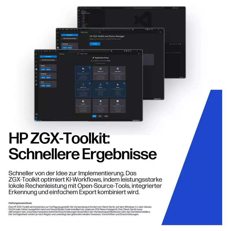 HP ZGX NANO G1n AI Mini GB10 mit Nvidia Blackwell, 128 GB RAM, 2 TB SSD, DGX WLAN