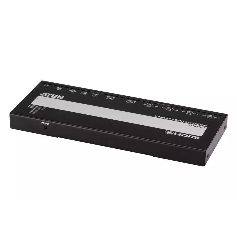 ATEN VS1824KIT 4-Port 4K HDMI Cat 6 Splitter-Kit mit 4 Empfängern