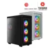 XPG BATTLECRUISER II ST Mid-Tower Weiß, Midi Tower, PC, Weiß, ATX, EATX, micro ATX, Mini-ITX, Edelstahl, Gaming