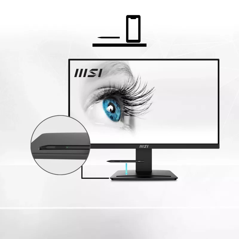 MSI Pro MP2412 Computermonitor 60,5 cm (23,8 Zoll) 1920 x 1080 Pixel Full HD LCD Schwarz