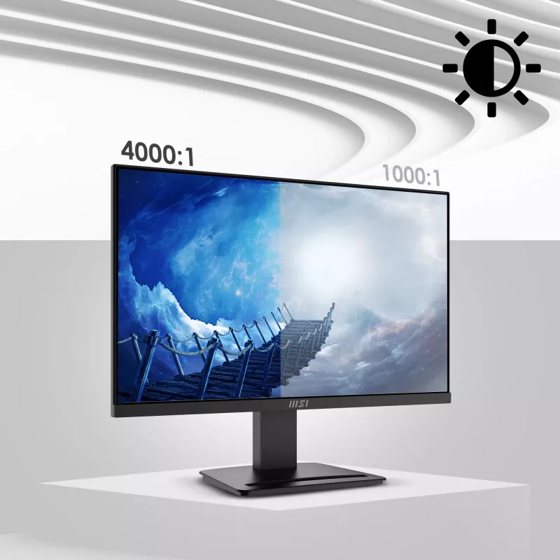 MSI Pro MP2412 Computermonitor 60,5 cm (23,8 Zoll) 1920 x 1080 Pixel Full HD LCD Schwarz