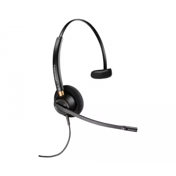 HP Poly EncorePro 510 Monaural Headset +Quick Disconnect, 52 g, Schwarz