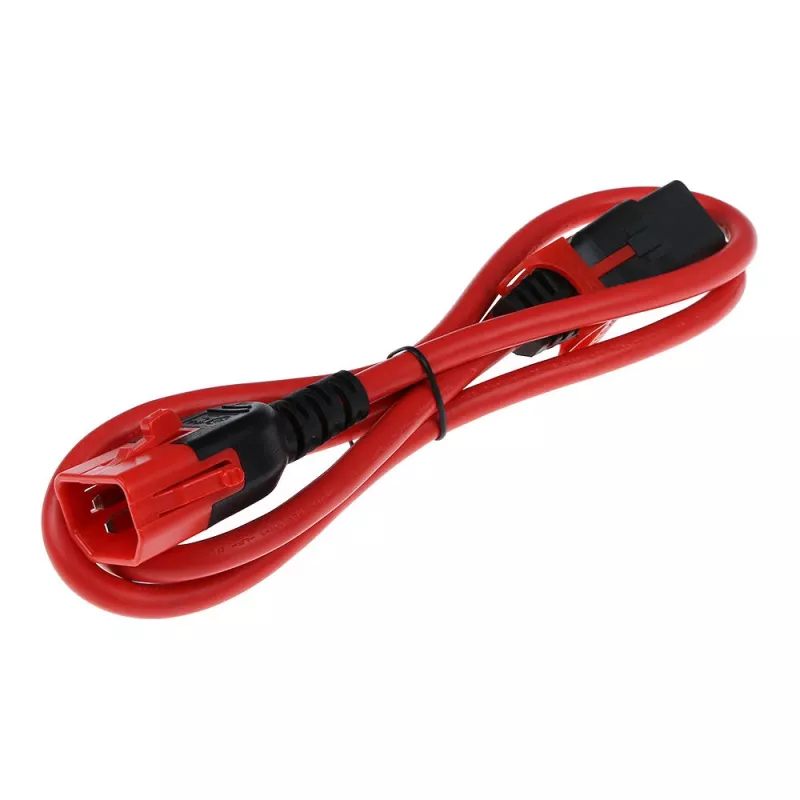 ACT Powercord C13 IEC Lock+ - C14 IEC Lock Dual Locking rot 2 m, PC3615