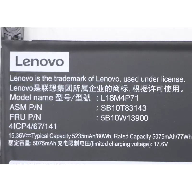 Lenovo 5B10W13900 Laptop-Ersatzteil Batterie