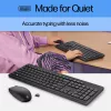 HP 230 Wireless-Maus-und-Tastatur-Kombination, Schwarz, Maus im Lieferumfang enthalten