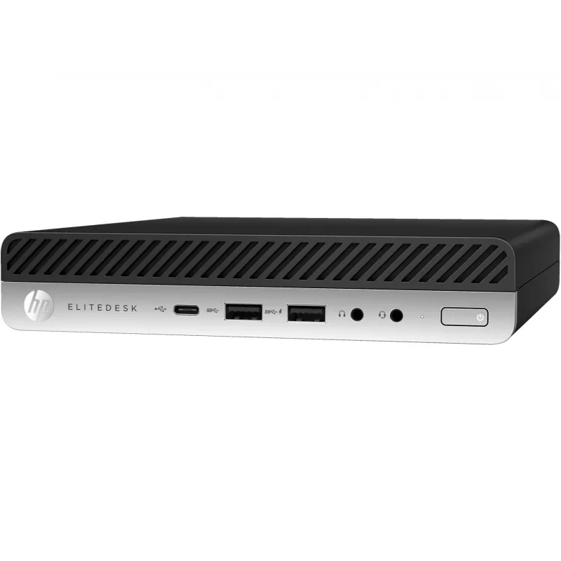 T1A HP EliteDesk 800 G5 Refurbished Intel® Core™ i5 i5-9500T 8 GB DDR4-SDRAM 512 GB SSD Windows 11 Pro Mini-PC Schwarz, Silber