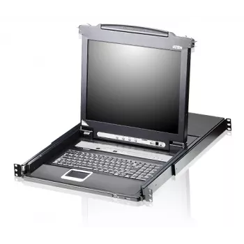 ATEN CL5708N Rack-Konsole 48,3 cm (19 Zoll) Schwarz 1U