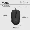 Kabelgebundenes Tastatur-Maus-Set HP 150 — Full-Size USB Tastatur (Membran), Schwarz, inklusive Maus