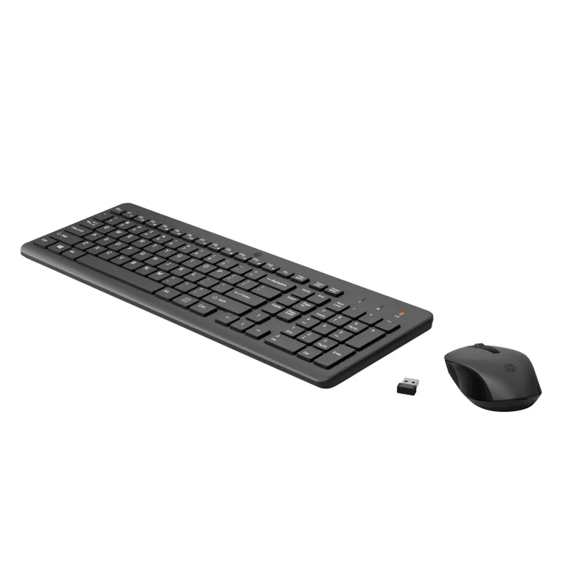 Kabelloses Tastatur- und Maus-Set HP 330 — Full-Size-Tastatur, RF Wireless, schwarz, Maus enthalten