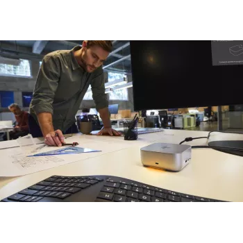 Kabelgebundene HP Business schlank v2 Smartcard-Tastatur — Volle Größe 100 %, USB, 1,8 m Kabel, Schwarz