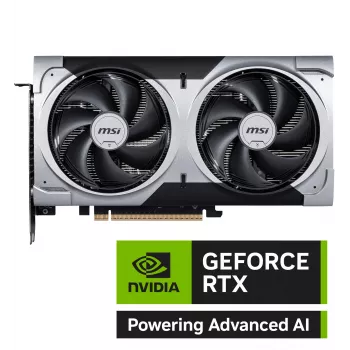 Grafikkarte MSI GeForce RTX 5060 Ti 16 GB GDDR7, PCIe 5.0, 128-Bit, 2602 MHz Boost, 180 W, 2x Lüfter