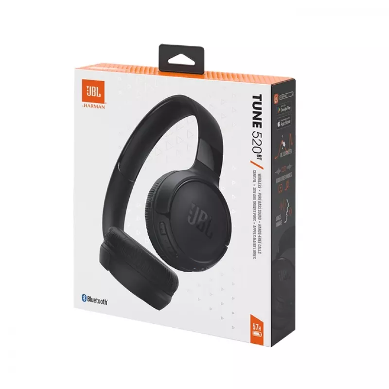 JBL Tune 520 BT Headset Kabellos Kopfband Anrufe/Musik USB Typ-C Bluetooth Schwarz