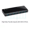 TP-Link UH720 USB 3.2 Gen 1 (3.1 Gen 1) Micro-B 5000 Mbit/s Schwarz