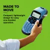 DYMO LetraTag LT-100H Handheld-Etikettiergerät | ABC-Tastatur-Etikettendrucker mit leicht lesbarem 13-Zeichen-LCD-Bildschirm | für Zuhause oder Büro | Blau