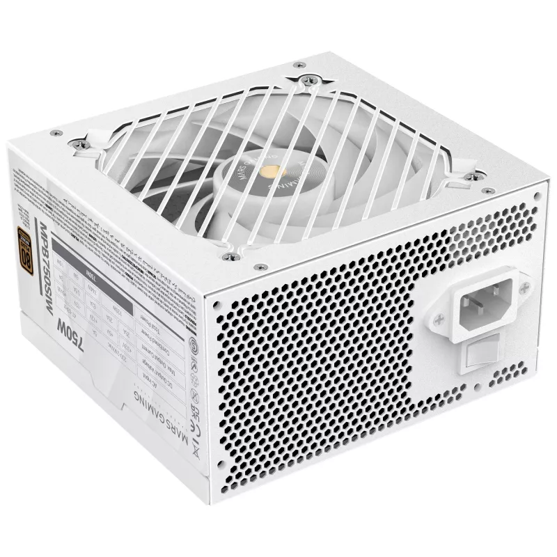 Mars Gaming MPB750SIW-Netzteil 750 W 24-Pin-ATX ATX Weiß