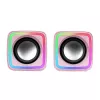 Mars Gaming MSCUBEP Pink kompakte RGB-Gaming-Lautsprecher 8W DSP-Soundprozessor