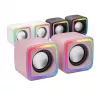 Mars Gaming MSCUBEP Pink kompakte RGB-Gaming-Lautsprecher 8W DSP-Soundprozessor