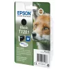 Epson Fox Einzelpackung Schwarz T1281 DURABrite Ultra Tinte, Schwarz, pigmentbasierte Tinte, 5,9 ml, 1 Stück, 185 Seiten