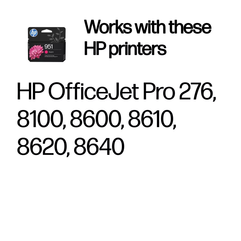 HP 951 Magenta Original Tintenpatrone, Magenta, 1 Stk., 535 Seiten