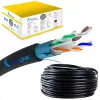 Netzwerkkabel Extralink Twisted pair CAT6 FTP Outdoor 305m Schwarz