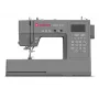 Singer HD6805C Heavy Duty Computerized Nähmaschine, 586 Stiche, 9 Knopflöcher, Grau
