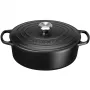Le Creuset Signature Schmortopf oval 29 cm schwarz