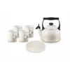 Le Creuset Traditioneller Herd-Wasserkessel, 2,1 l, Meringue (40102027160000)