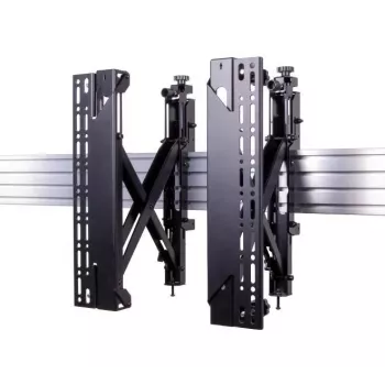 B-TECH Montageschienen -50kg VESA 400/for BT8390/2 Stk./verstellbar (BT8390-VESA400MAP/B V2)