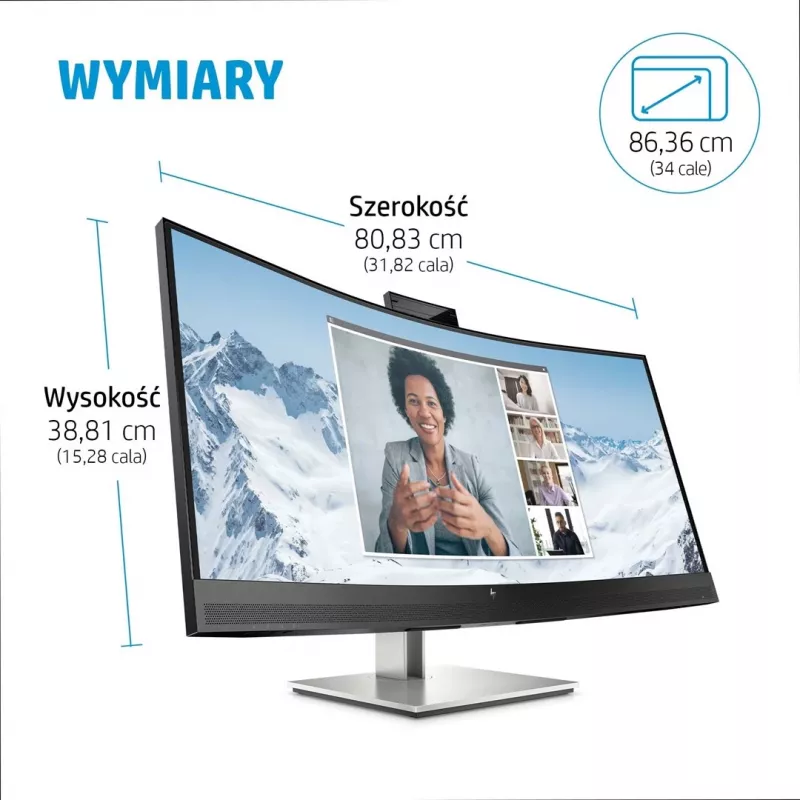 Monitor HP E34m G4 34 Zoll Wide Quad HD 3440 x 1440 Pixel