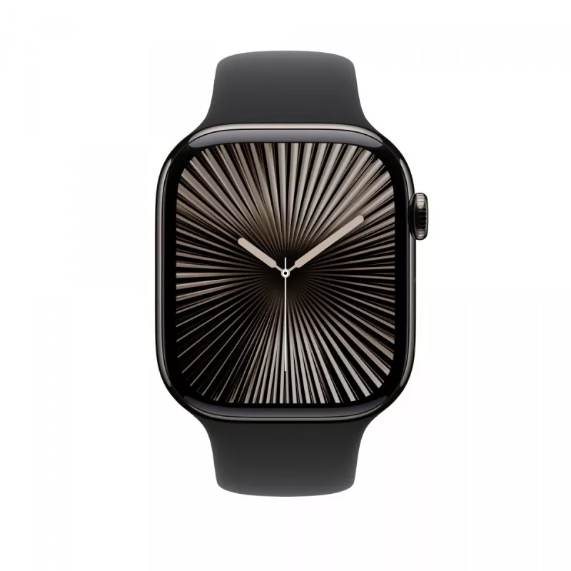 Band für Apple Smartwatch MXM53ZM/A — Fluoroelastomer, Schwarz, Handgelenk 195–245 mm