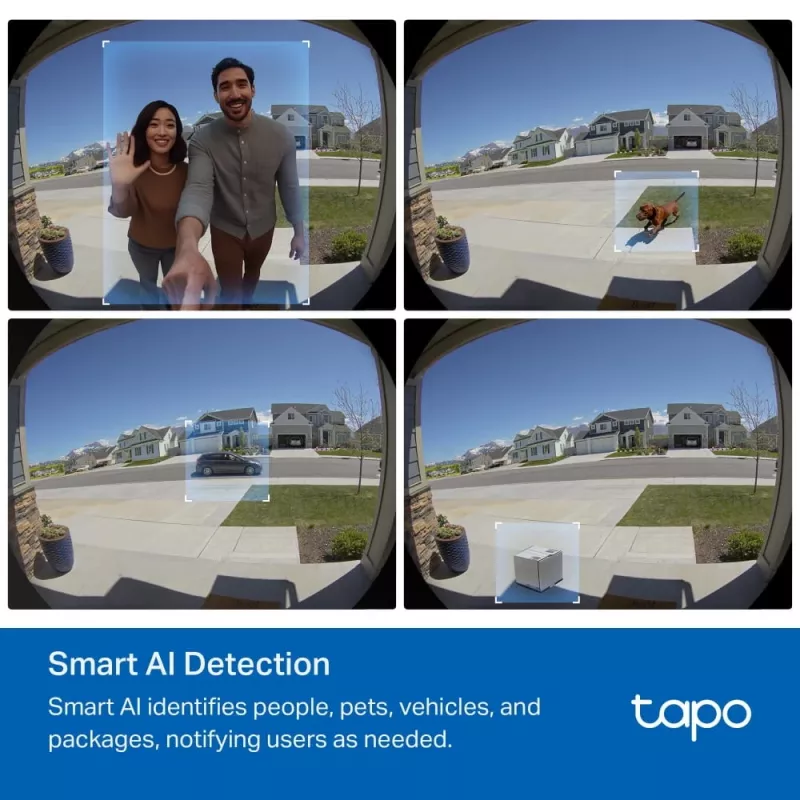 TP-Link Tapo Video Doorbell Camera 1 × D235, 1 × D100C