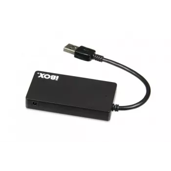 iBox IUH3F56 Interface-Hub USB 3.2 Gen 1 (3.1 Gen 1) Type-A 5000 Mbit/s Schwarz