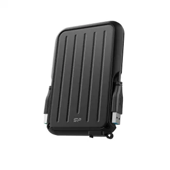 Externe Festplatte Silicon Power A66 2TB USB 3.2 Gen 1 (USB-A) Schwarz, Bus-powered, Wasserresistent