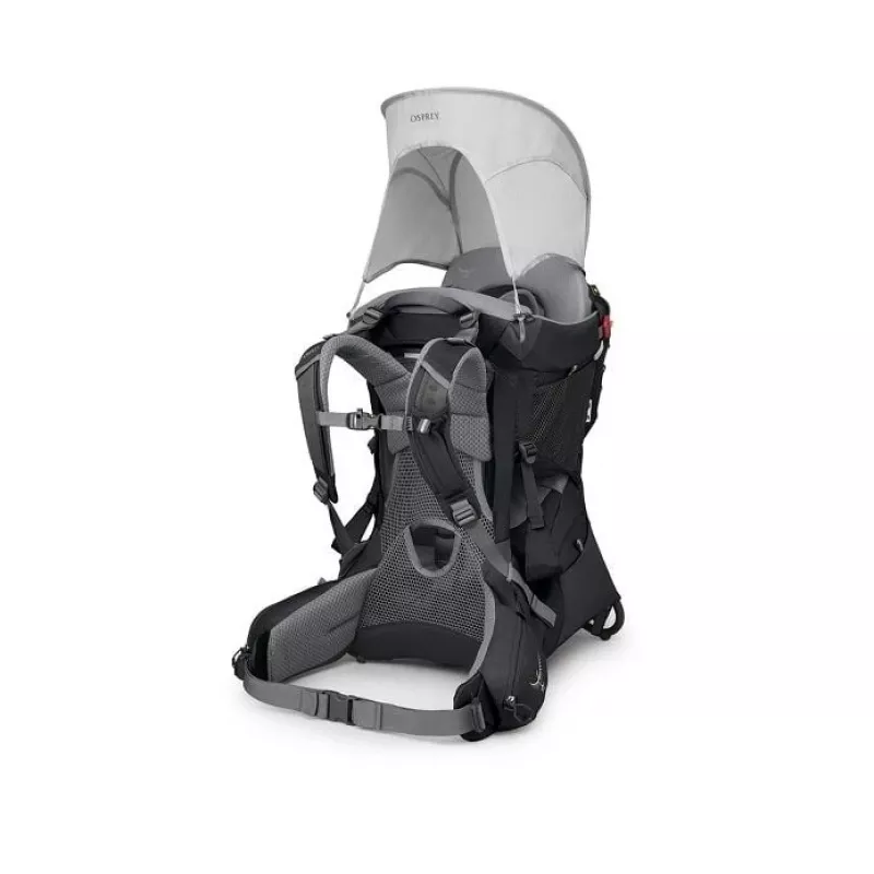 Kindertrage Osprey Poco Premium Tourist Carrier — Osprey, Modell 10005972/550/O/S, Schwarz, leichtes komfortables Design