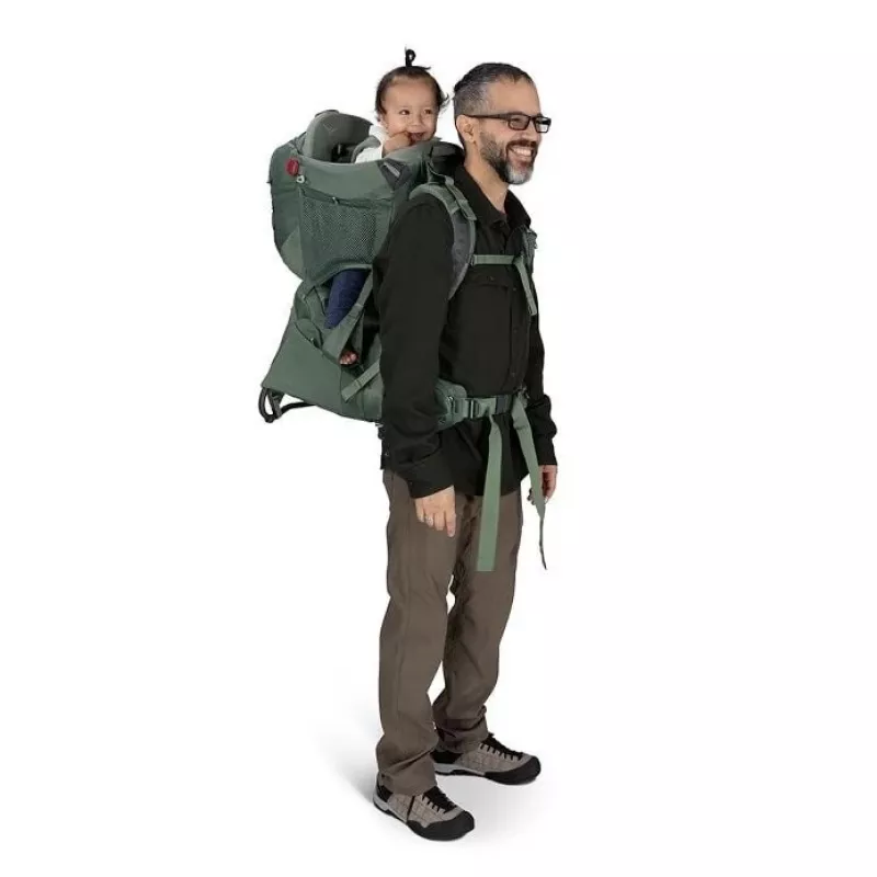 Kindertrage Osprey Poco Premium Tourist Carrier — Osprey, Modell 10005972/550/O/S, Schwarz, leichtes komfortables Design