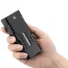 Rockbros Fahrradlampe mit Powerbank-Funktion + USB-C-auf-USB-A-Kabel, 850 lm, schwarz