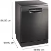 Bosch Serie 4 SMS4EMC06E Geschirrspüler Freistehend 14 Maßgedecke B