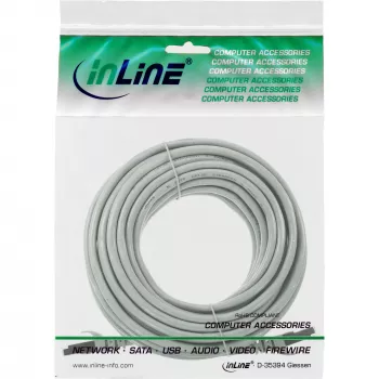 Patchkabel InLine Cat.5e SF/UTP (S-FTP) grau 20 m