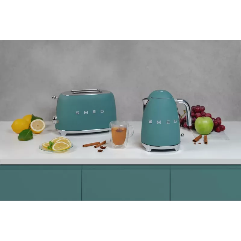 Smeg TSF01EGMEU Toaster 6 2 Scheiben 950 W Chrom, Grün