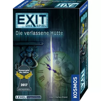 EXIT - Das Spiel - Die verlassene Hütte, Partyspiel Kennerspiel des Jahres 2017
