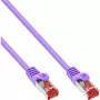 InLine Patchkabel S/FTP PiMF Cat.6 250MHz PVC Kupfer lila 15m