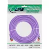 InLine Patchkabel S/FTP PiMF Cat.6 250MHz PVC Kupfer lila 15m