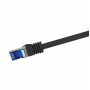 LogiLink C6A023S Netzwerkkabel Schwarz 0,5 m Cat6a S/FTP (S-STP) (C6A023S)