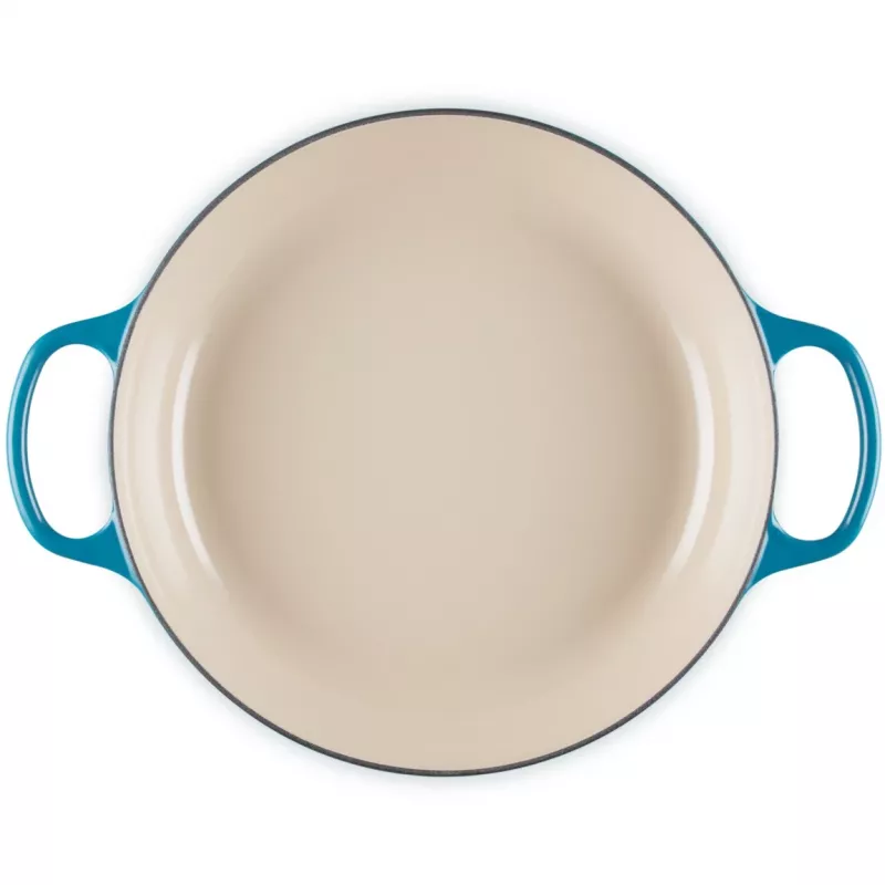 Le Creuset Signature flache runde Schmorpfanne 30 cm Deep Teal (21180306422430)