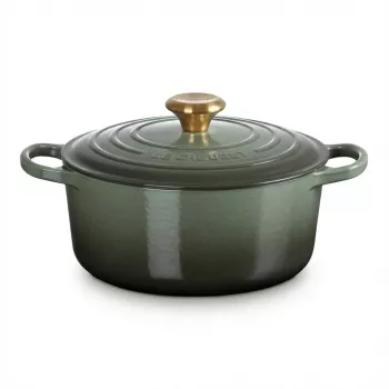 Le Creuset Signature Bräter rund 24 cm Thymian