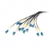 Digitus Vorkonfektioniertes Glasfaser-Universal-Breakout-Kabel Singlemode OS2 12 Fasern LC/UPC - LC/UPC 150m