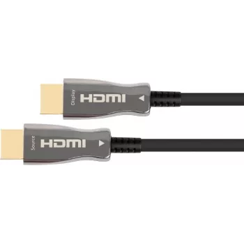 AOC Hybrid Ultra-High-Speed HDMI 2.1-Kabel, 8K @60Hz / 4K @120Hz, 48 GBit/s, schwarz, 5 m, PYTHON S (AOC-H21005)