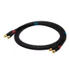 SSQ RCARCA3 - Kabel 2x RCA - 2x RCA - 3 m, Schwarz